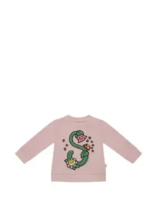 Свитшот с цветочным принтом Stella Mccartney Kids, розовый