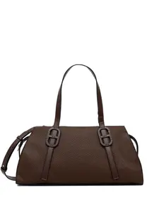 Сумка-тоут с логотипом Twinset, коричневый