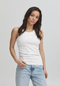 Топ BALL BAALTOBELLI TANK TOP, Blanc De Blanc W Grey Melange/Mottled Grey