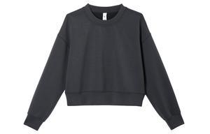 Женская укороченная толстовка Softstreme цвета эспрессо Lululemon, черная