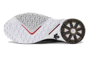 DESCENTE Мужские низкие кожаные гольф-туфли Cushioning Wear Resistant черно-белые