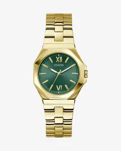 Женские часы Empress GW0873L2 из стали и золотого ремешка Guess