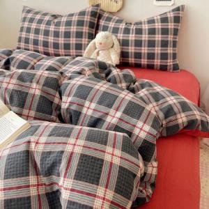 AVIVI Комплект постельного белья 1,8 м, 4 предмета, простыня, пододеяльник 180x220 см, Hanye