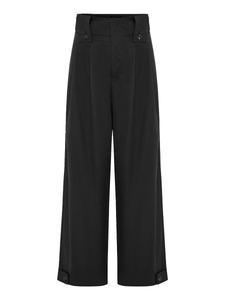 Свободные брюки со складками спереди Funky Buddha, черный