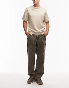 Плотницкие брюки Vans свободного кроя, кислотоустойчивые, зеленого цвета