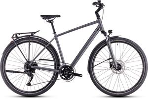 Треккинговый велосипед Cube Touring Pro - 28 дюймов - Diamant - 2025, цвет Grau|slabgrey´n´metal