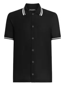 Рубашка с короткими рукавами DOLCE & GABBANA, черный