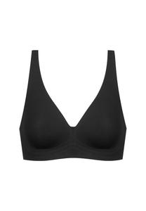 Просто лучший невидимый треугольный бюстгальтер с широкими бретелями Mey, черный