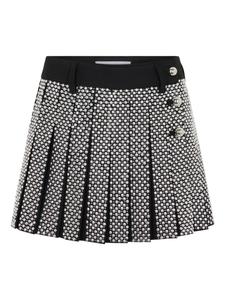 Юбка мини с вышивкой Drain de Poudre Rabanne, черный