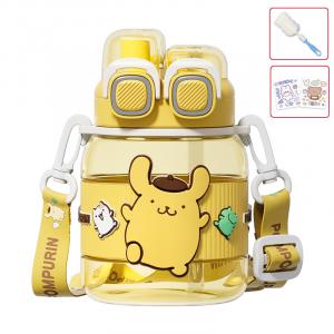 Кружка Kuromi, портативная, с широким горлом, из пластика TRITAN, 760 мл Sanrio, Pompompurin