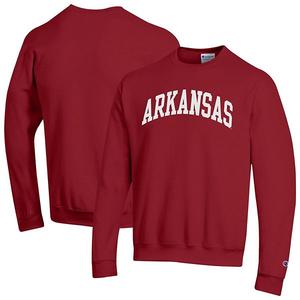 Мужской базовый флисовый свитшот с аркой Arkansas Razorbacks Champion