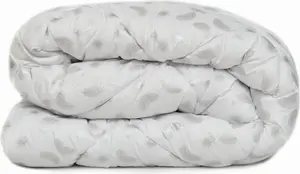 Одеяло 220х200 Всесезонное антиаллергенное с серебристыми перьями ПРЕМИУМ Pościelownia