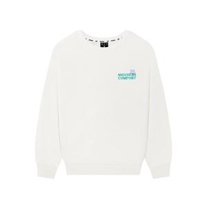 Skechers Свитшот женский Marshmallow White/0074 с круглым вырезом утепленный