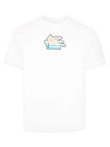 ETRO KIDS футболка с логотипом Pegaso, белый