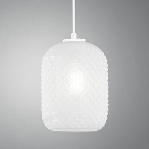 Подвесной светильник Luce Ambiente e Design Ashford Typ A, цветное стекло/алюминий - 1 лампа - белый
