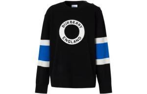 Свитер женский кашемировый Burberry, черный / синий / белый