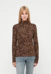 Топ с длинными рукавами и высоким воротником Gap, Brown