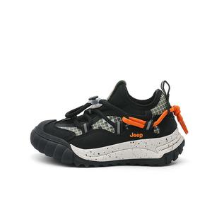 Низкие детские беговые кроссовки черные Kids' Jeep