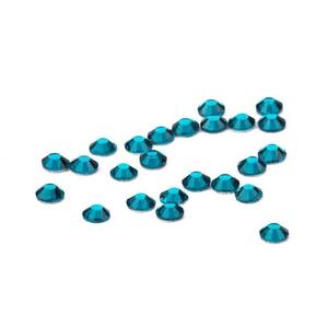 Стеклянные стразы для ногтей, Ss10, синий циркон, 50 шт. Mollylac, Molly Lac