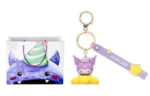 Sanrio Кулон My Melody Kuromi из ПВХ Унисекс, Kuromi+Exquisite Shopping Bag A