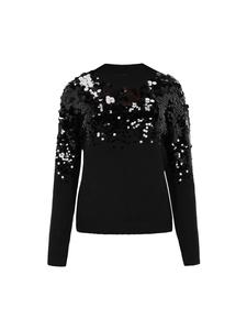 Женский свитер черного цвета faina