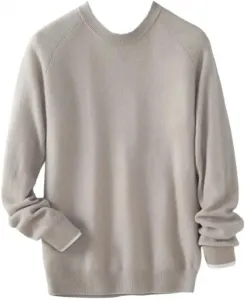 Мужской кашемировый свитер с круглым вырезом HEYDHSDC