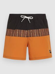 Пляжные шорты O'Neill Cali Block 15'' Boardshorts, orange pressed lines