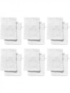 Redbest  Махровые рукавицы для мытья посуды, упаковка из 12 штук, Чикаго, белого цвета