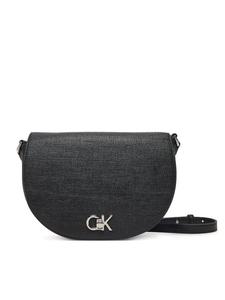 Сумка Ck Hw Crossbody Saddle Bag_Tex K60K613233 Calvin Klein, черный
