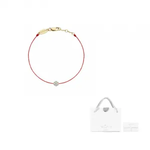 Redline Браслет с бриллиантами женский красный