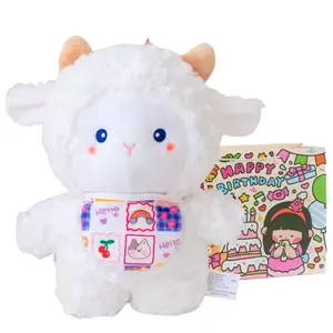 Мягкая и милая плюшевая игрушка Momo Lamb, маленькие козочки, высота 30 см Dolls and bears dance