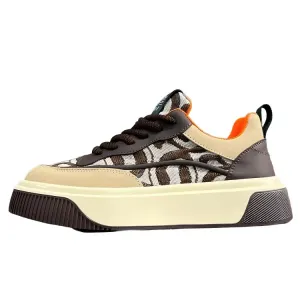 ZUOSAISI Водонепроницаемые легкие дышащие низкие скейтбордские кроссовки мужские коричневые, цвет Brown