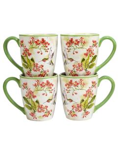 Набор из 4 кружек Колибри, 400 мл (400 мл) Certified International, Miscellaneous