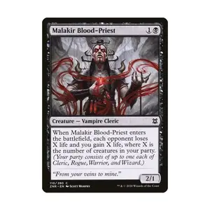 CCG Малакир Кровавый Жрец (клавиша C), MTG - Zendikar Rising