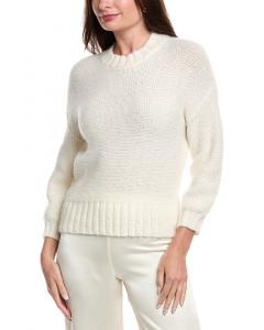 Свитер из смеси альпаки и шерсти Peserico, белый