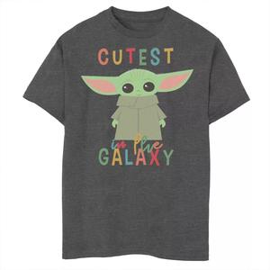Футболка с рисунком «Самая милая в галактике» для мальчиков 8–20 лет «Мандалорец из Звездных войн» Star Wars