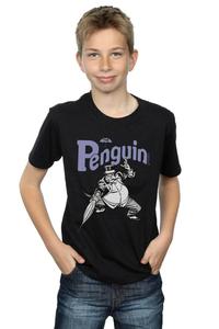 Футболка Penguin Mono Action Pose DC Comics, черный