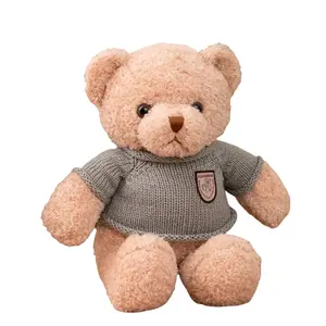 Плюшевая кукла Sweater Bear высотой 35см 50см 60см 90см Fluffy bear, Light