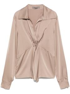 Блузка со сборками D.Exterior, коричневый