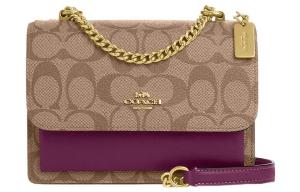 Кожаная сумка через плечо мини Klare Canvas от COACH для женщин