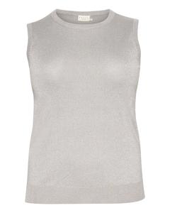 Вязаный топ KAFFE CURVE KC Regitta, цвет Silver grey