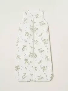 Детский спальный мешок Truly Baby Eucalyptus Print Cotton Muslin, разноцветный