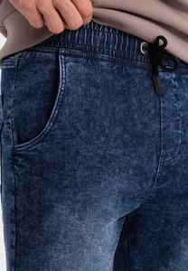 Джинсы облегающего кроя JOGGER Ombre, темно-синий деним