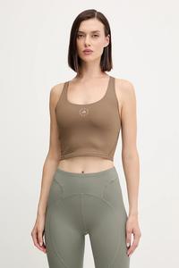 Тренировочный топ Adidas By Stella Mccartney, коричневый