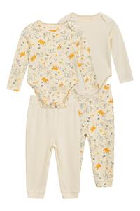 Набор из 2 облегающих боди из 100% хлопка с легкими эластичными манжетами Mountain Warehouse, бежевый