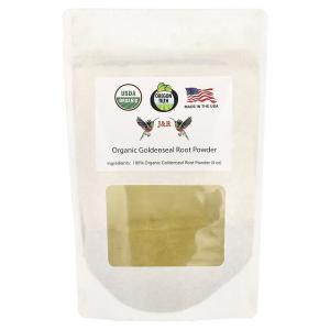 J&R Port Trading, Organic Goldenseal Root Powder, 4 oz