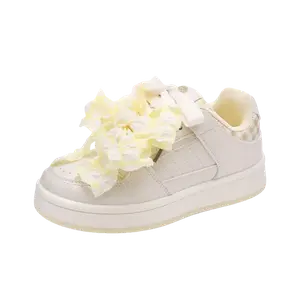 JimiXiong Женские скейтерские кроссовки бежево-желтые, цвет Beige Yellow