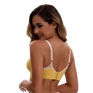 Женский бюстгальтер для кормления без косточек с кружевной отделкой и передней застежкой Inspire Chic, Purple