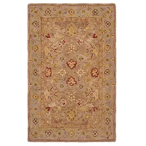 Ковер из шерсти Anatolia Florence с цветочным узором в рамке Safavieh, мультиколор, 61x305 см