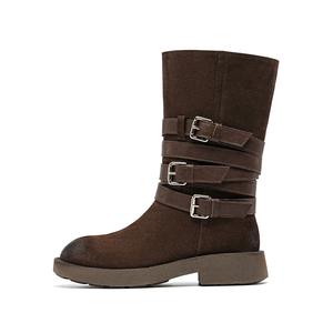 EBLAN Ботильоны женские коричневые